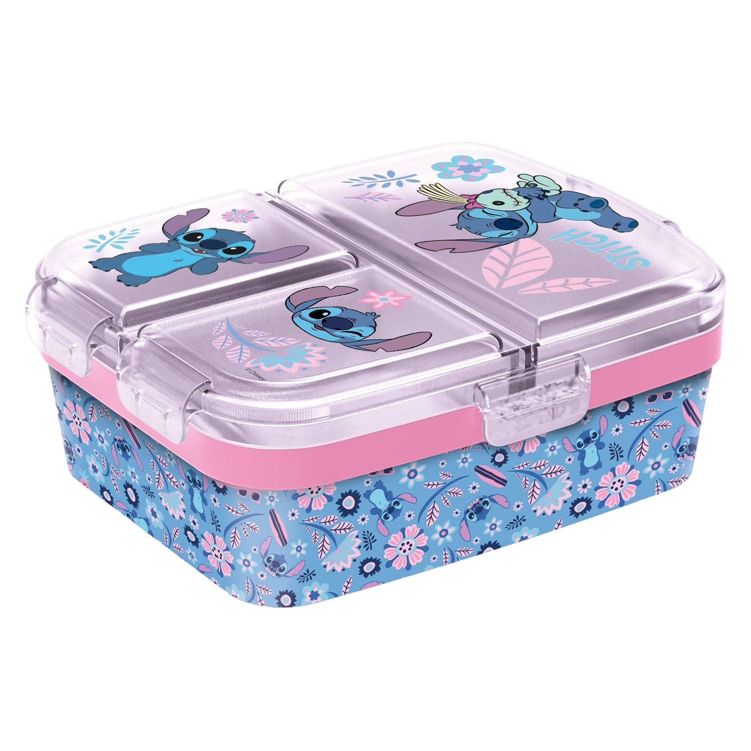 Disney - Stitch broodtrommel met 3 compartimenten
