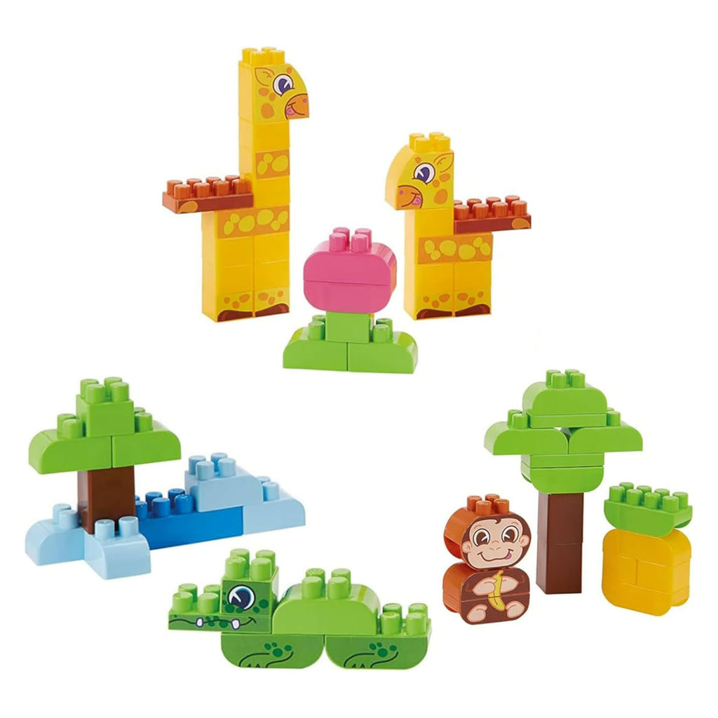 Ecoiffier - abrick kist bouwblokken jungle - 200 stuks