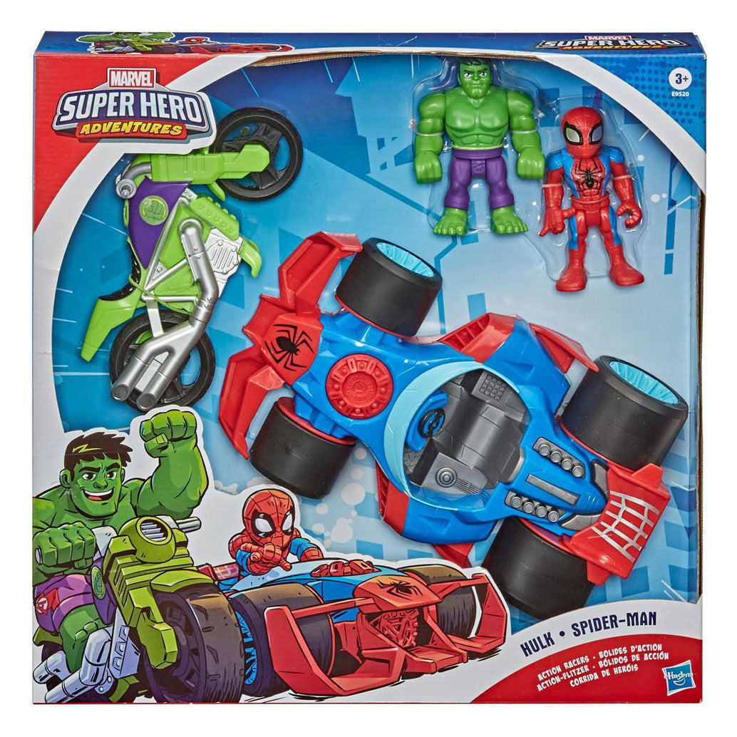 Hasbro - Hasbro Super hero adventures action racers - 2 race auto's