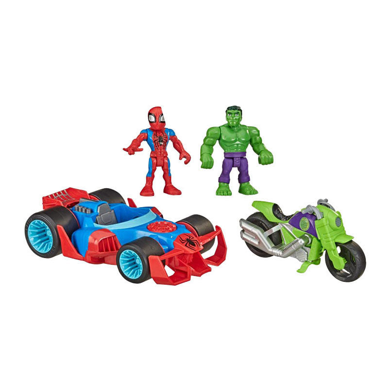Hasbro - Hasbro Super hero adventures action racers - 2 race auto's