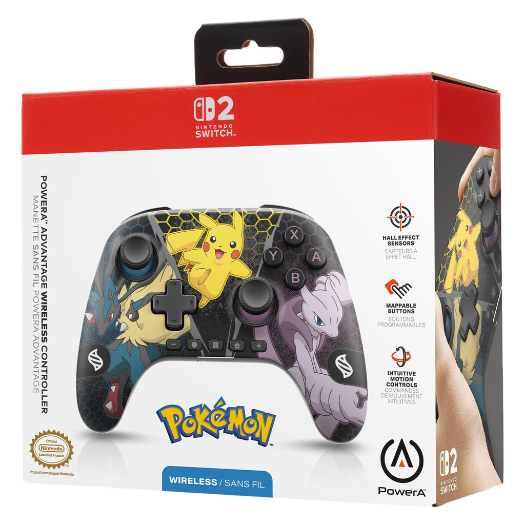 Pokémon - Pokémon Power a switch 2 wireless controller beschermhoes - mega evolutions
