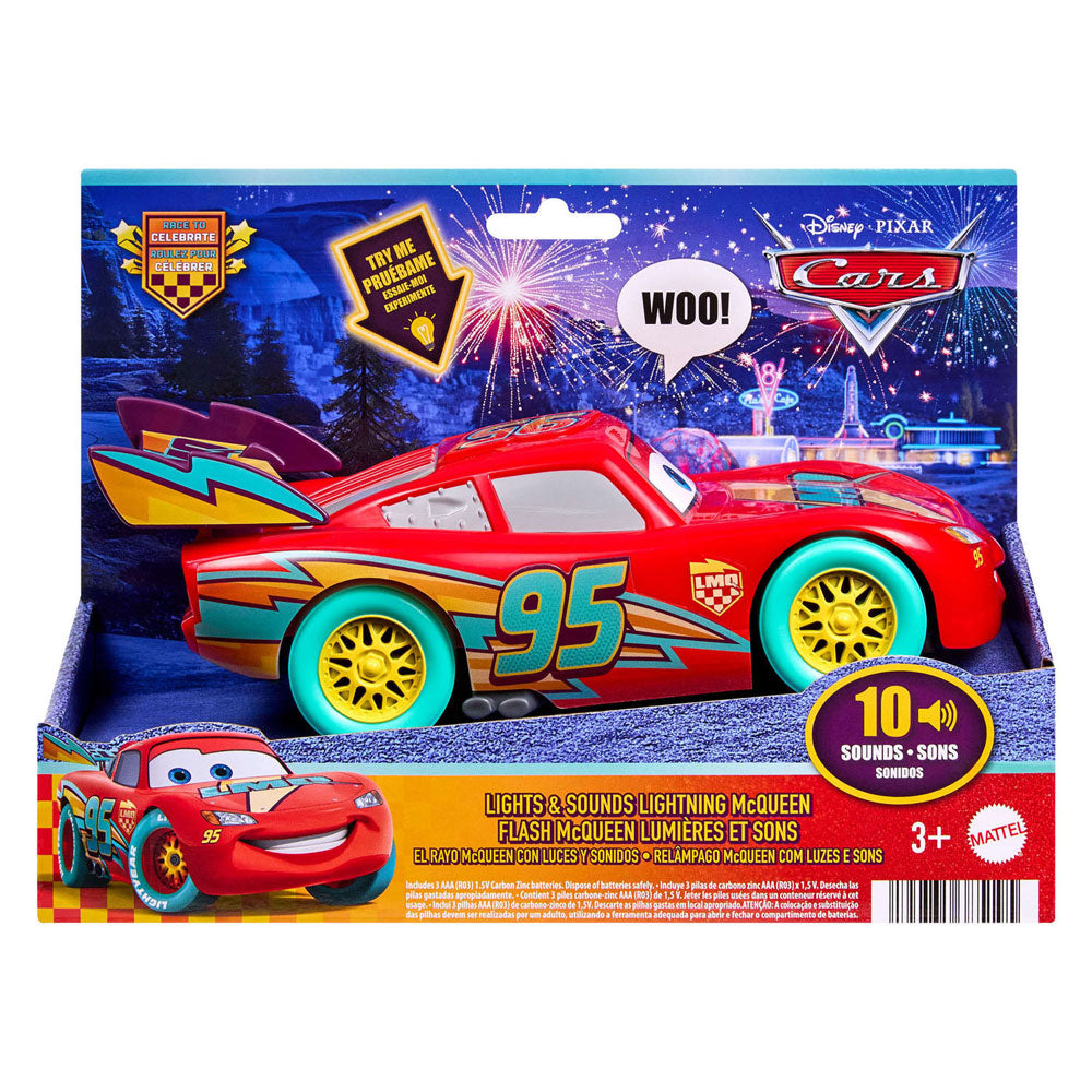Mattel - Bliksem mcqueen auto met licht en geluid