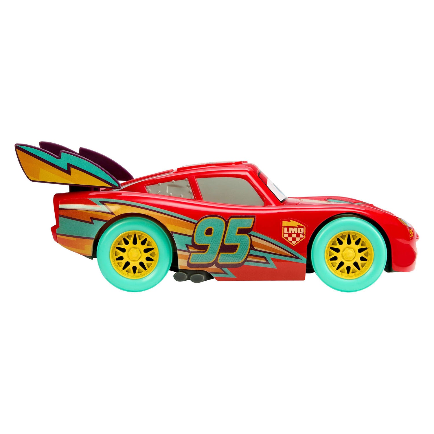 Mattel - en pixar cars race om bliksem mcqueen te vieren - met licht en geluid