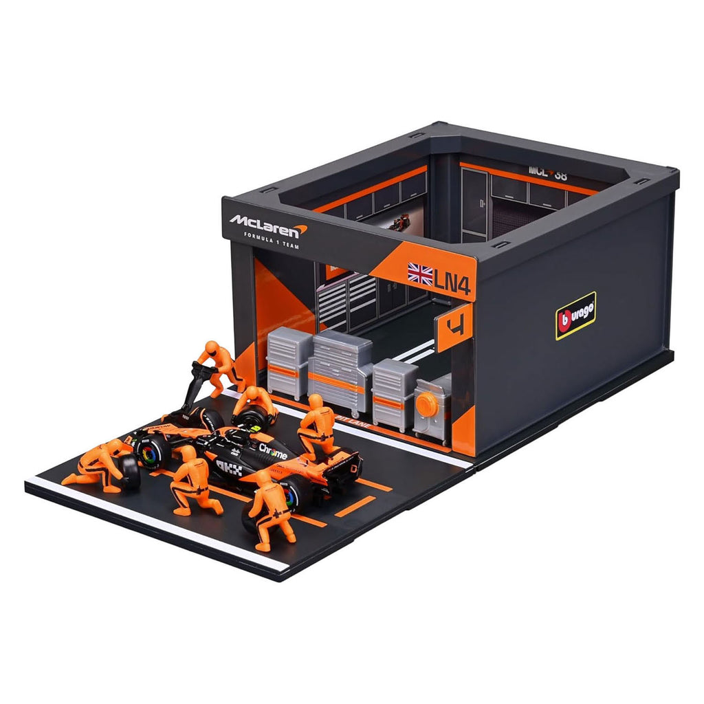 - Burago McLaren Pit Pass met Lando Norris - 1:43