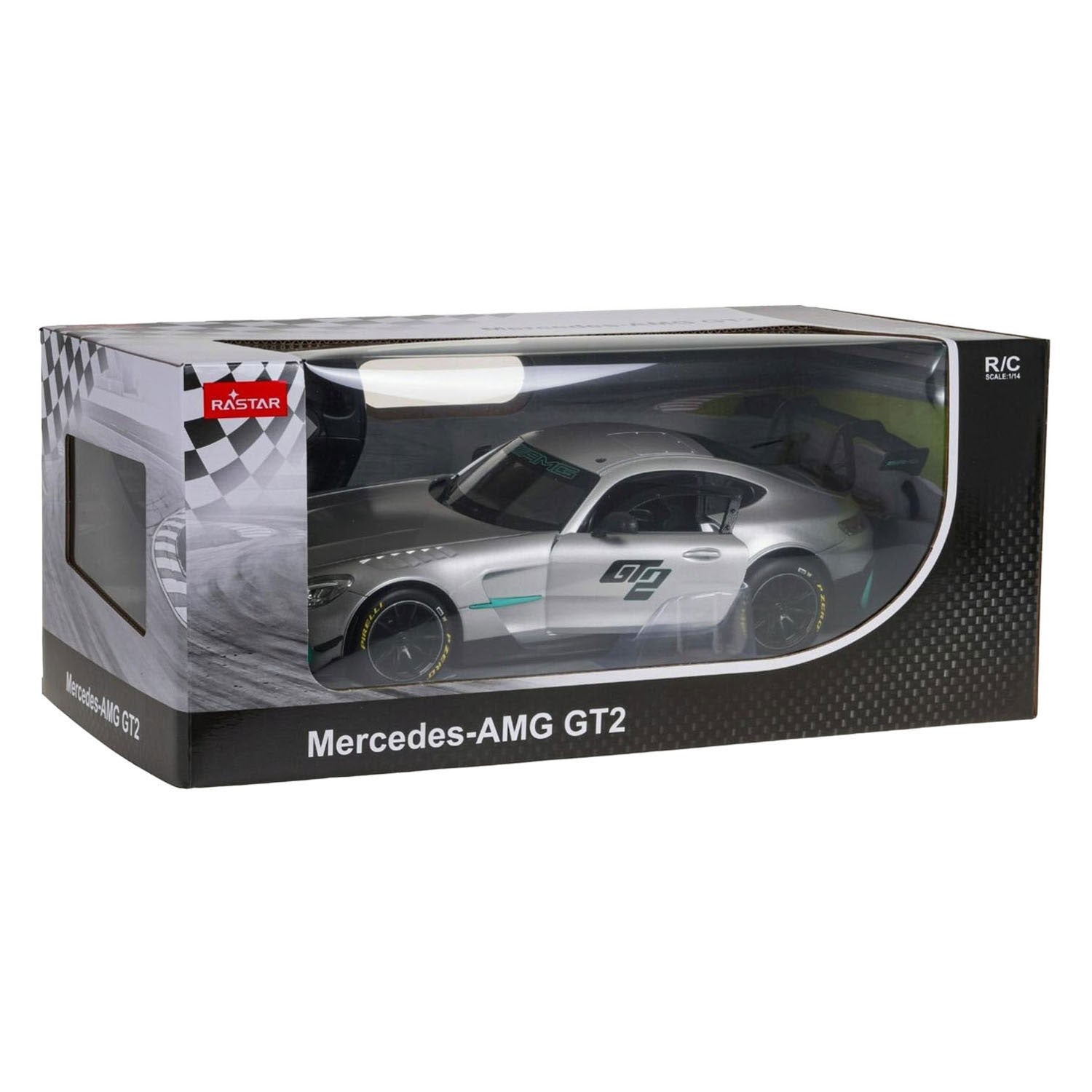 Rc - Rc bestuurbare auto meedes-amg gt2 - 1:14