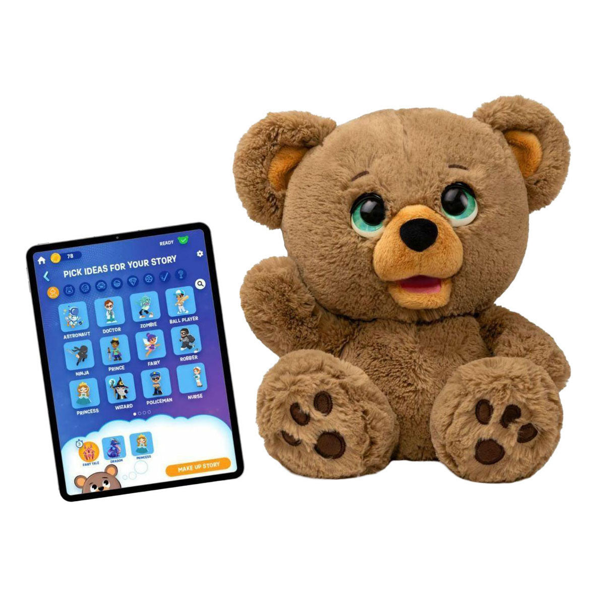 Pic - Pic Poe de interactieve ai verhaaltjesbeer knuffel
