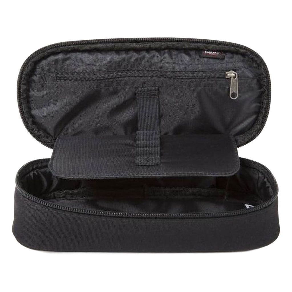 Eastpak oval single etui - zwart denim