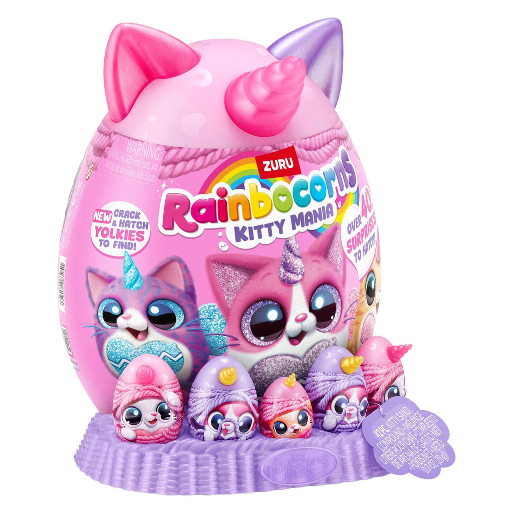 ZURU - ZURU rainbocorns eggzania kitty mania verrassingsei