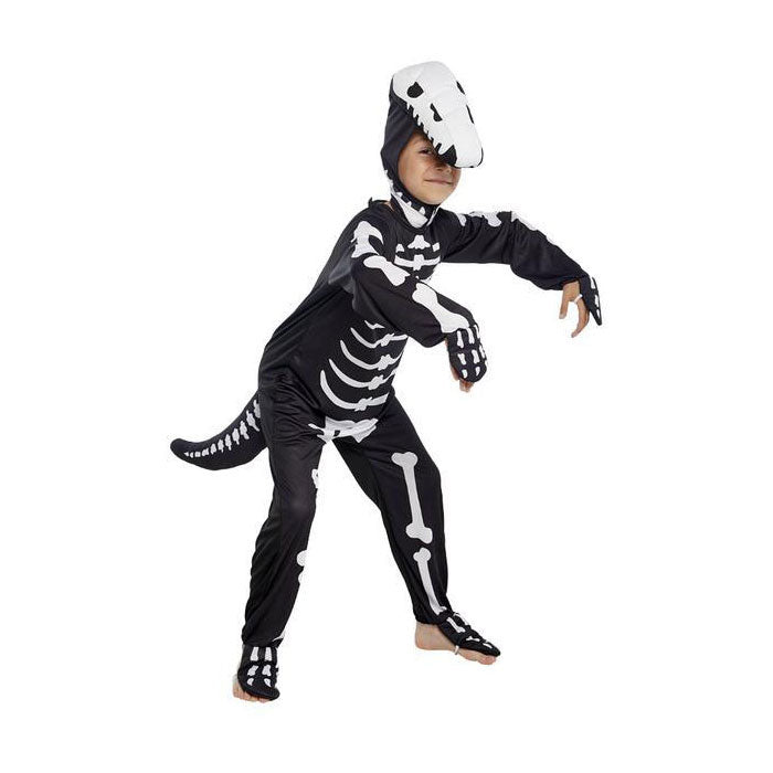 Kinderkostuum dino skelet - maat 128