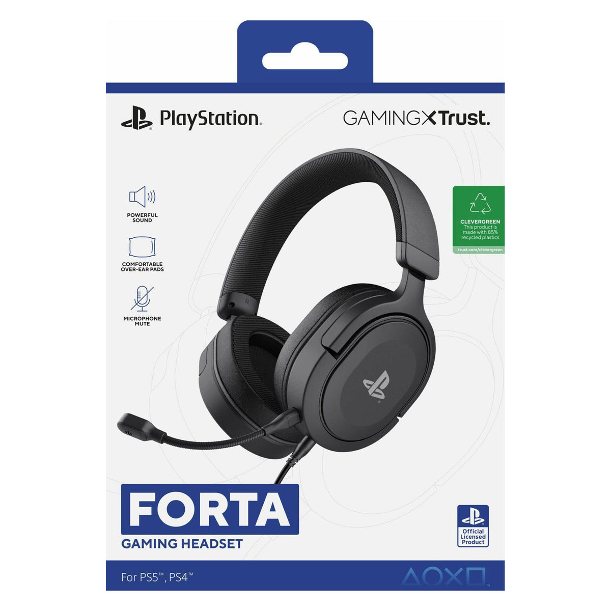 - Trust PS5 GXT498 Forta Headset - Zwart