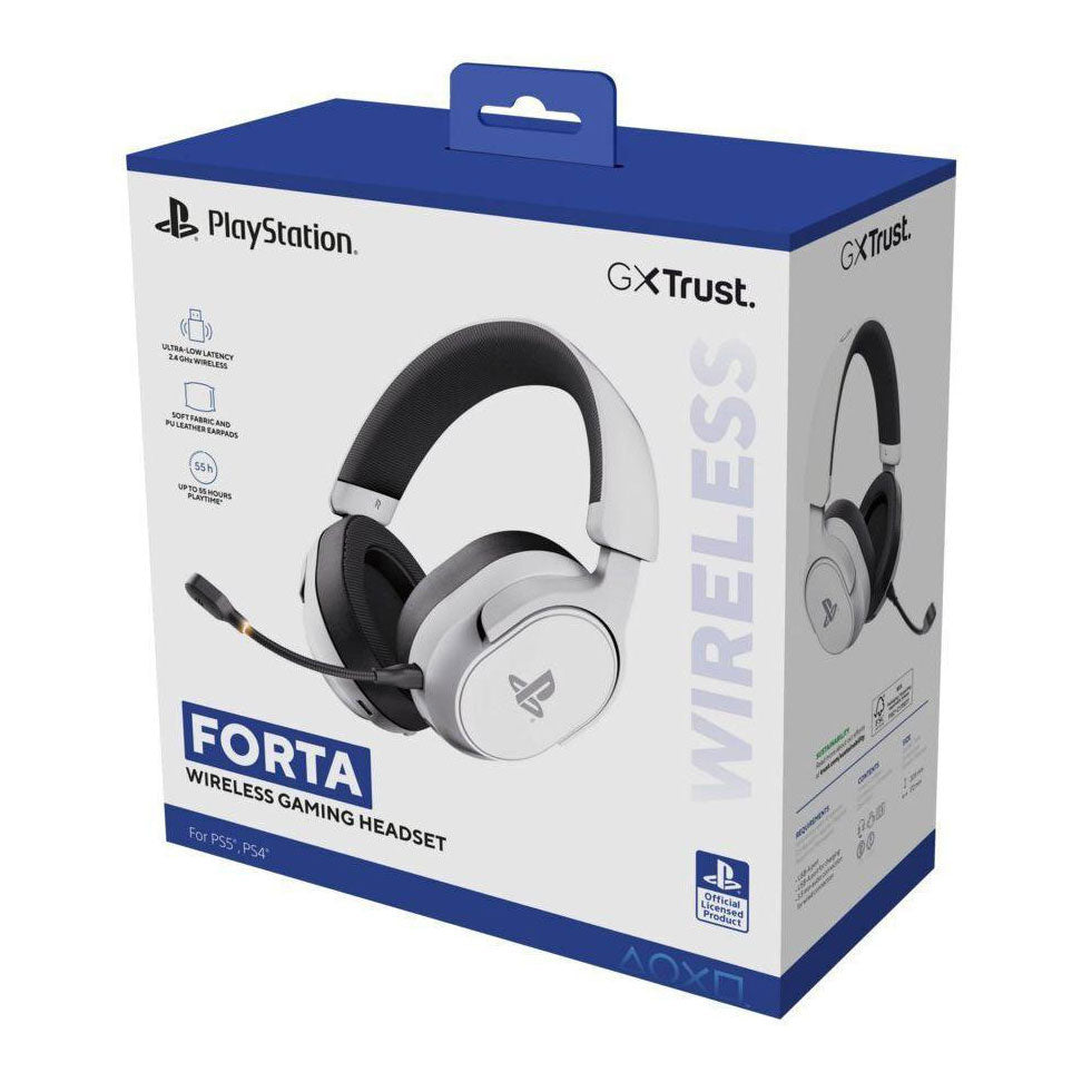 - Trust GXT499W Forta Wireless Headset - Wit