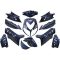 Edge - Plaatset 13-delig voor peugeot speedfight 2 - blauw metallic