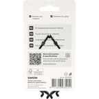 Rema tip top nederland b.v. simson s020930 broekklemmen kunststof met reflectie