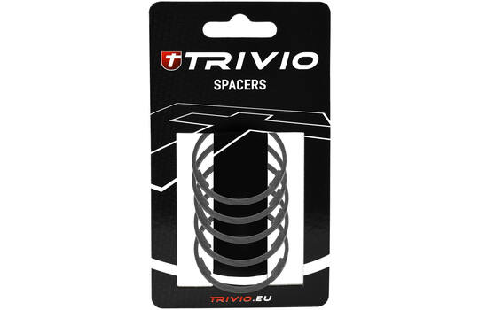 Trivio - Trivio - spacer 2mm 1-1/8" carbon ud matte - 5 stuks