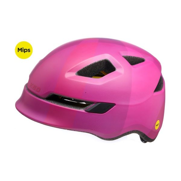 Ked - Ked Fietshelm pop mips - medium (52-56 cm) - pink
