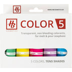 Creativ company zeepverf kleur, 5x30gr