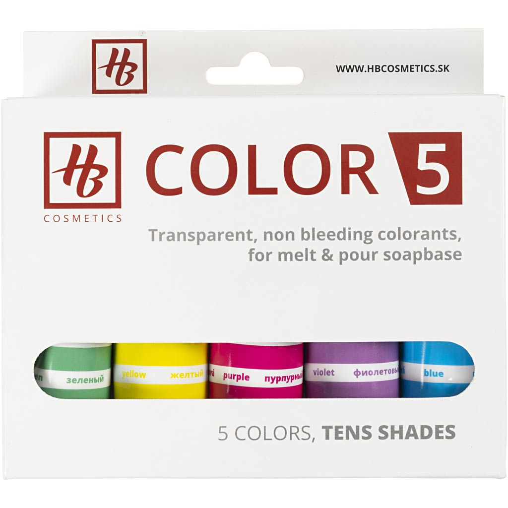 Creativ Company - Creativ Company Https://www.cchobby.nl/zeepverf-diverse-kleuren-5x30-gr-1-doos