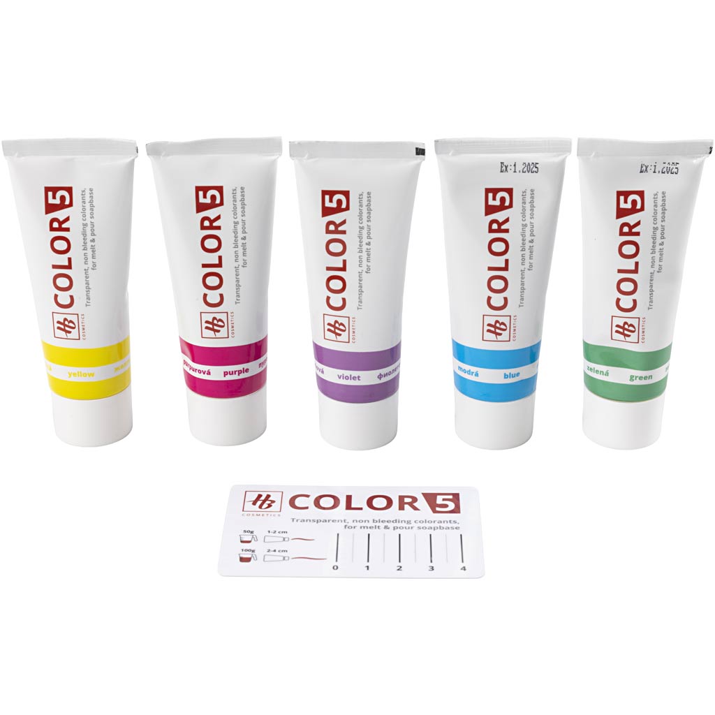 Creativ Company - Creativ Company Https://www.cchobby.nl/zeepverf-diverse-kleuren-5x30-gr-1-doos