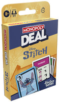Monopoly deal: disney stitch-editie, kaartspel, officieel gelicentieerd disney-spel, kinderen van 8+
