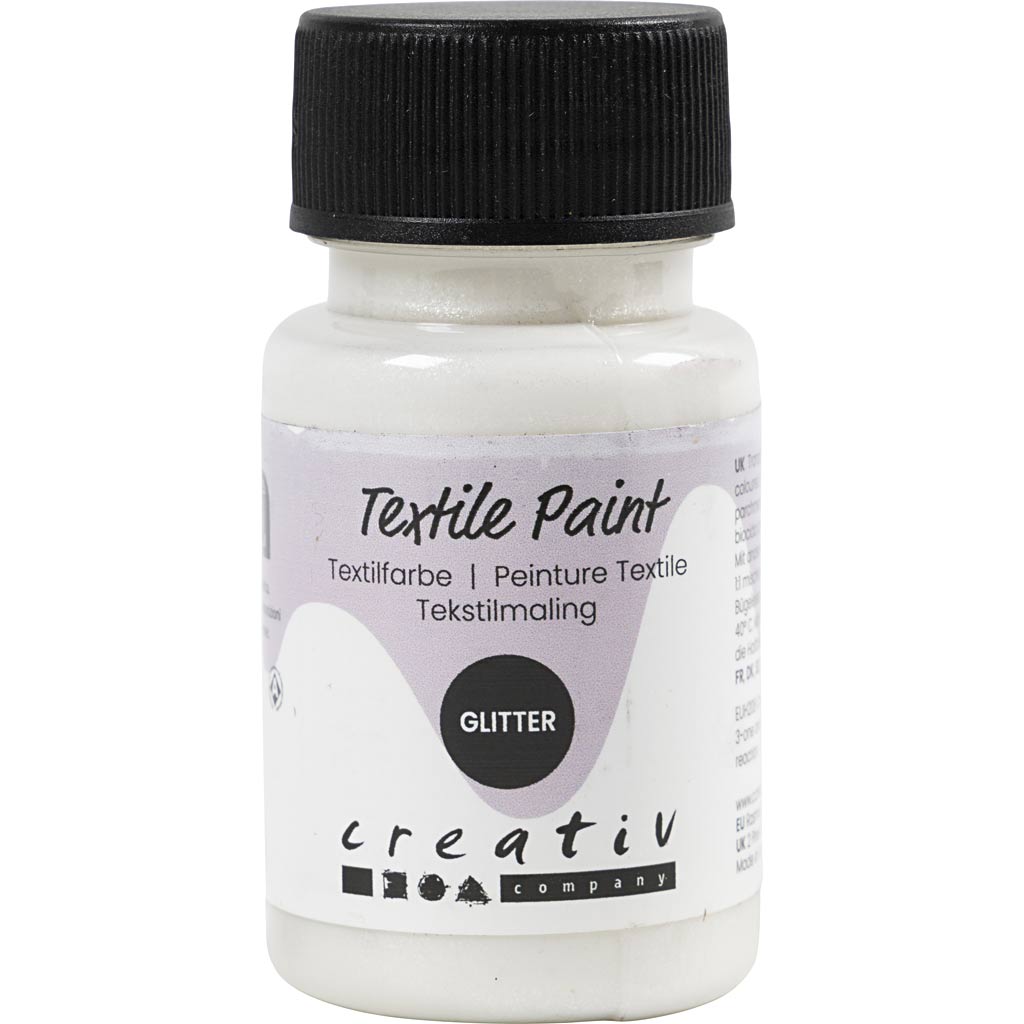 Creativ Company - Creativ Company Https://www.cchobby.nl/textielverf-glitter-transparant-base-50-ml-1-fles