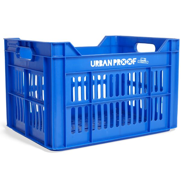 Caisse à vélo Urban proof plastique recyclé 30l bleu royal 40x30x25 cm
