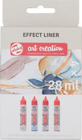 Talens art creation effektliner set 4x28ml specialtiesparel