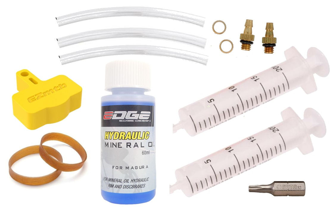 Edge schijfrem-ontluchtingsset magura - incl. olie
