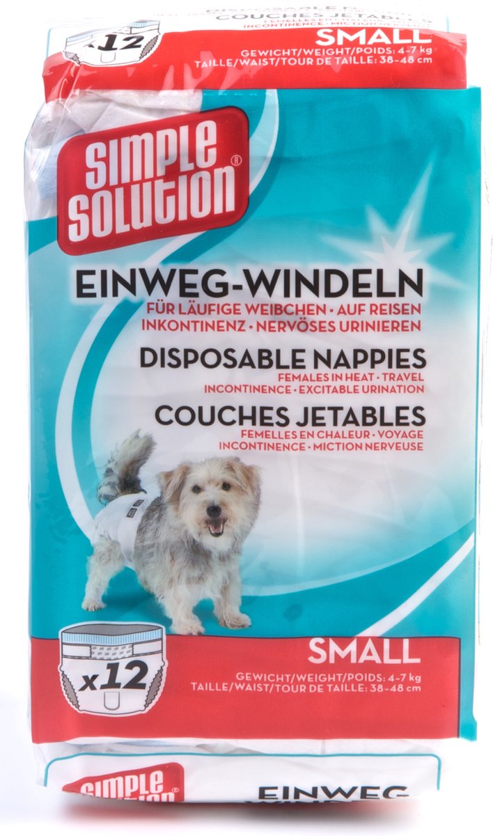 Simple Solution - Simple Solution wegwerp honden luier
