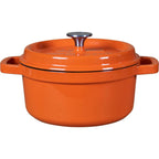 Solinger the windmill premium gietijzeren braadpan 2.5l oranje emaille