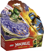 Lego ninjago nya vs. mutatiemonster in spinner