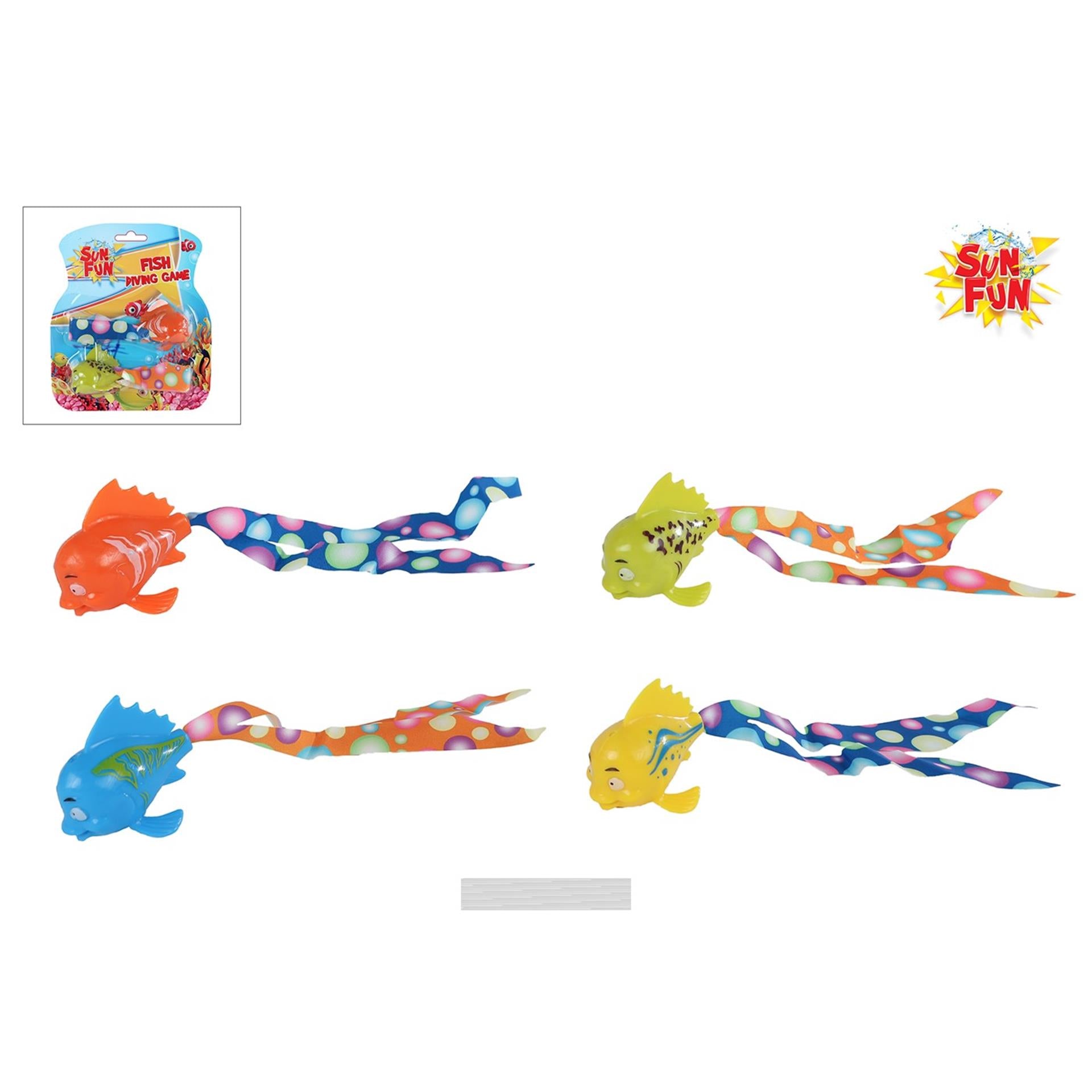 Sun Fun - Sun Fun duikspel vissen 2 op kaart