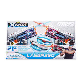 Zuru - Zuru x-shot skins laser 360 blaster 2 pack