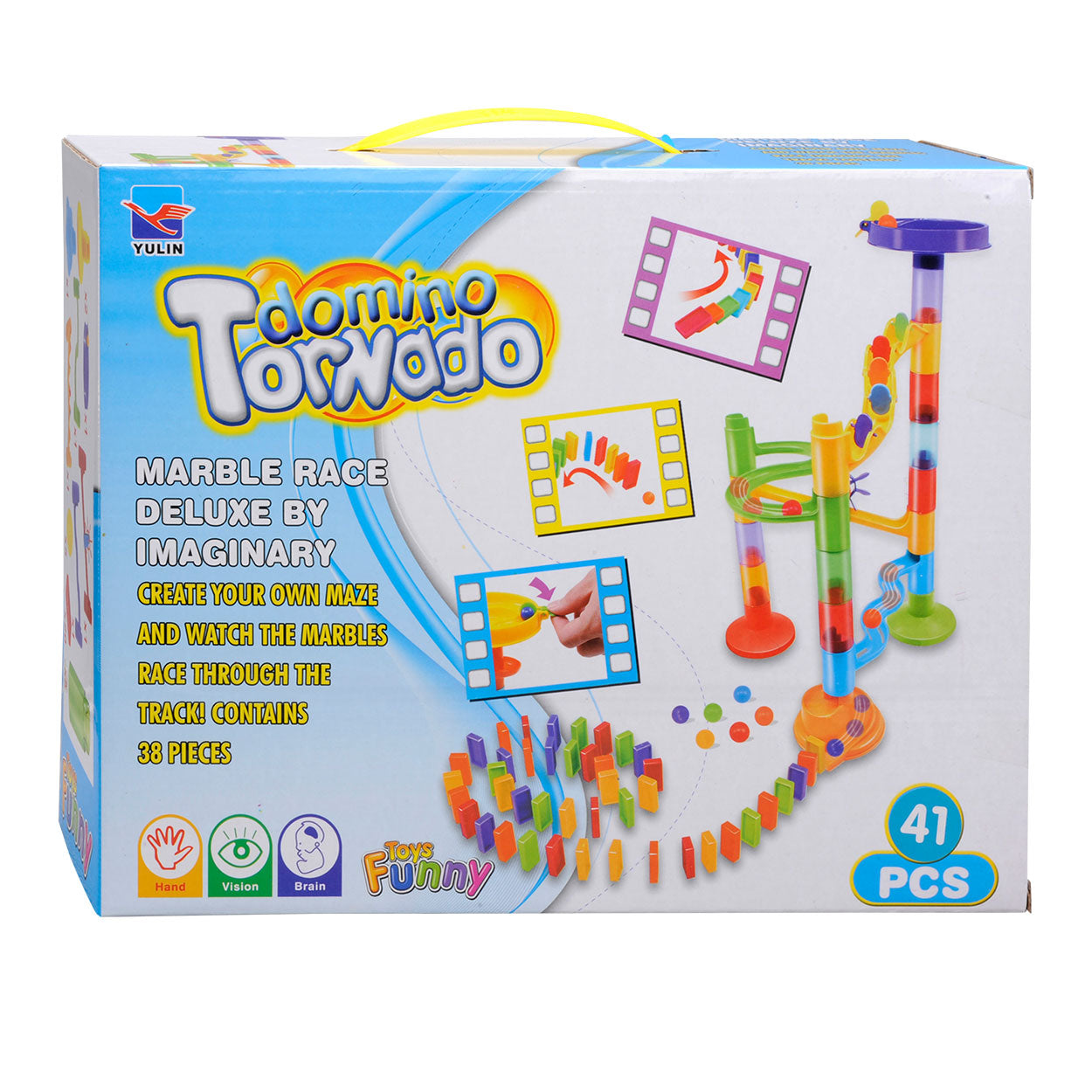 - Knikkerbaan met Domino 41dlg.