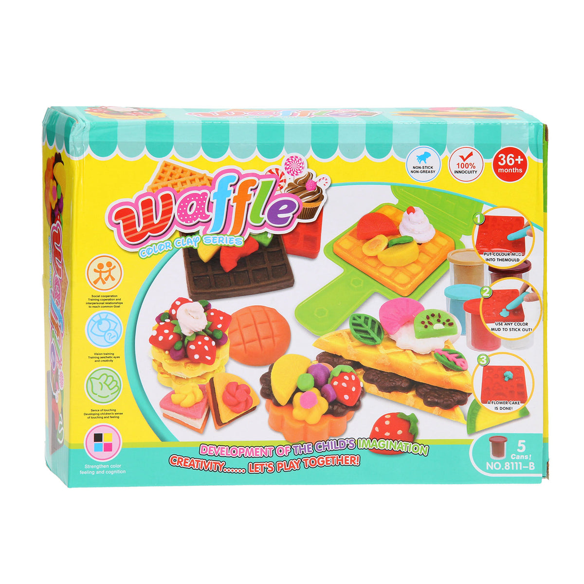 - Kleiset Wafels - 5 Kleipotjes