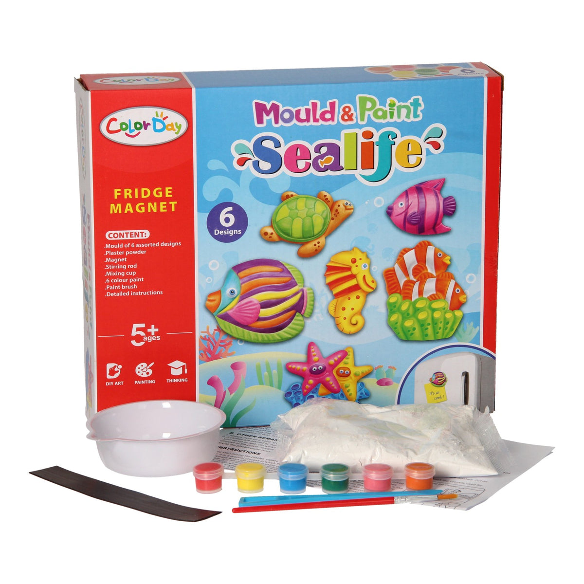 - Gips Gieten Magneten - Onderwaterwereld