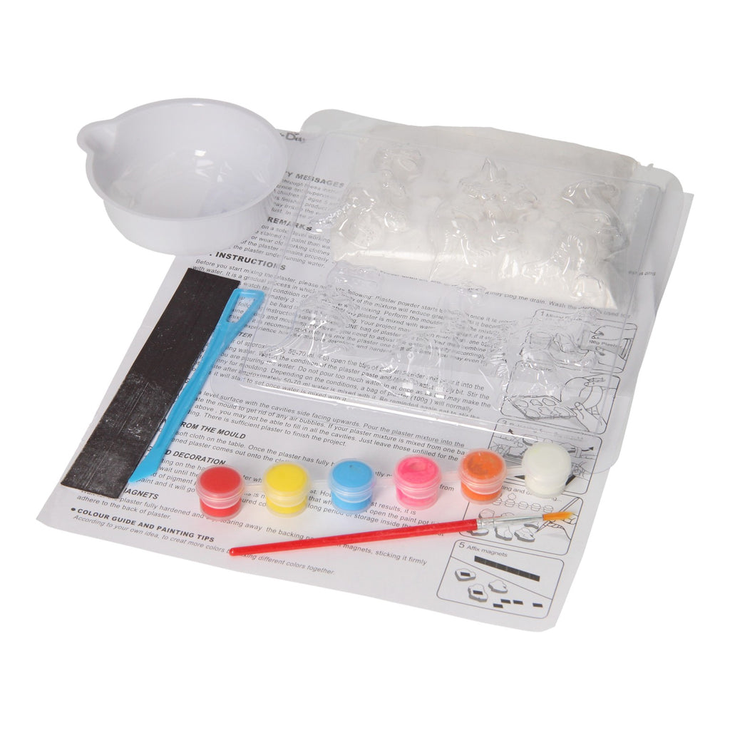 - Gips Gieten Glow in the Dark Magneten - Dino's