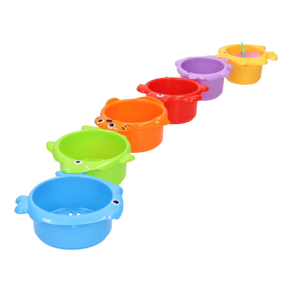 - Stapel Badbekers Dieren 6dlg.