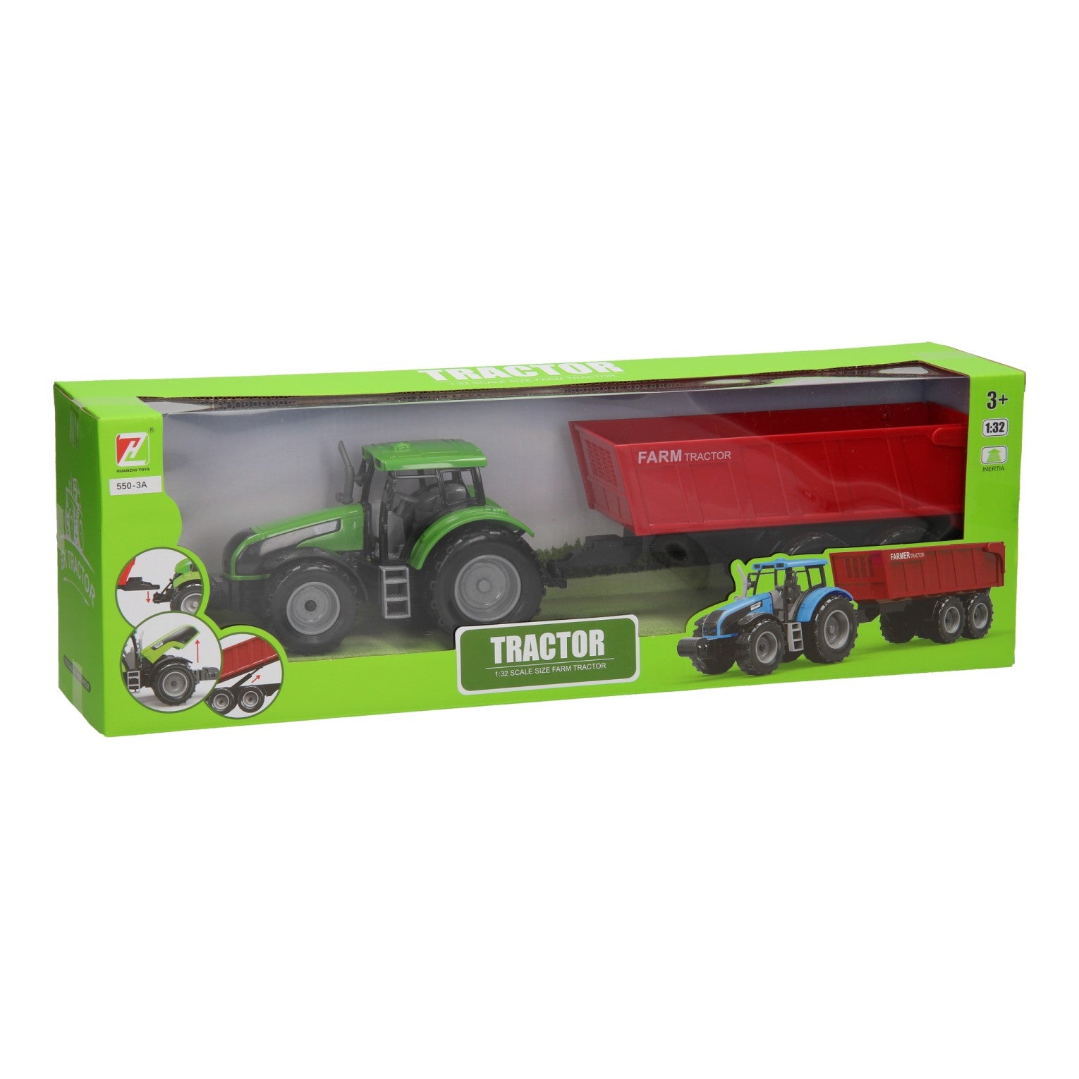 - Tractor met Aanhanger 1:32