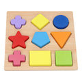 - Houten Vormenpuzzel 9st.