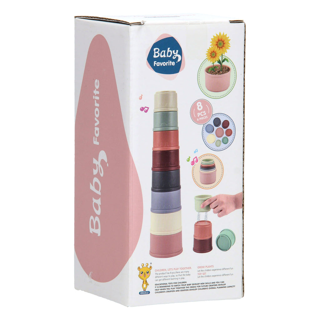 Lobbes - Lobbes Stapelbekers pastel 8dlg.