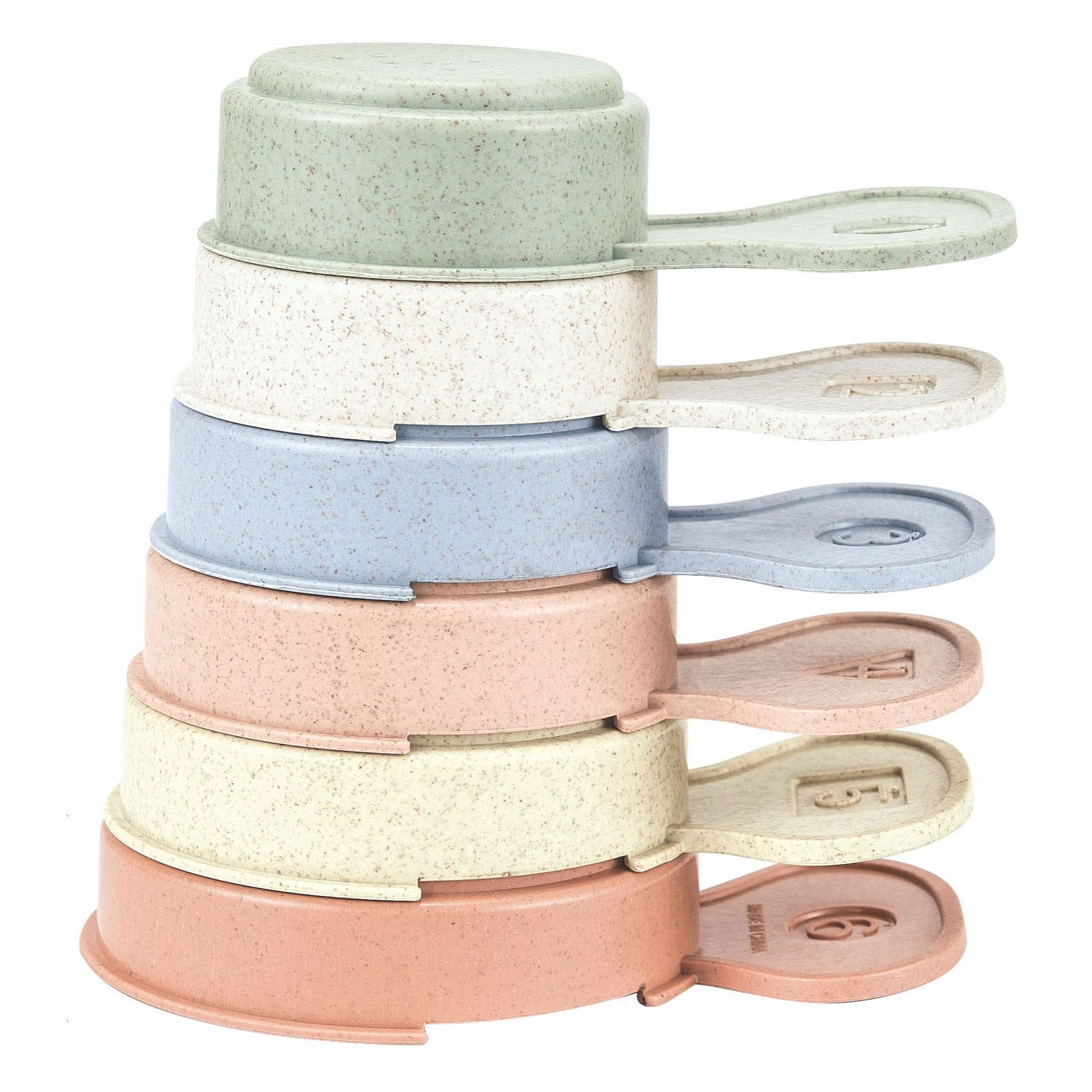 Lobbes - Lobbes Stapelbekers met handvat pastel 6dlg.