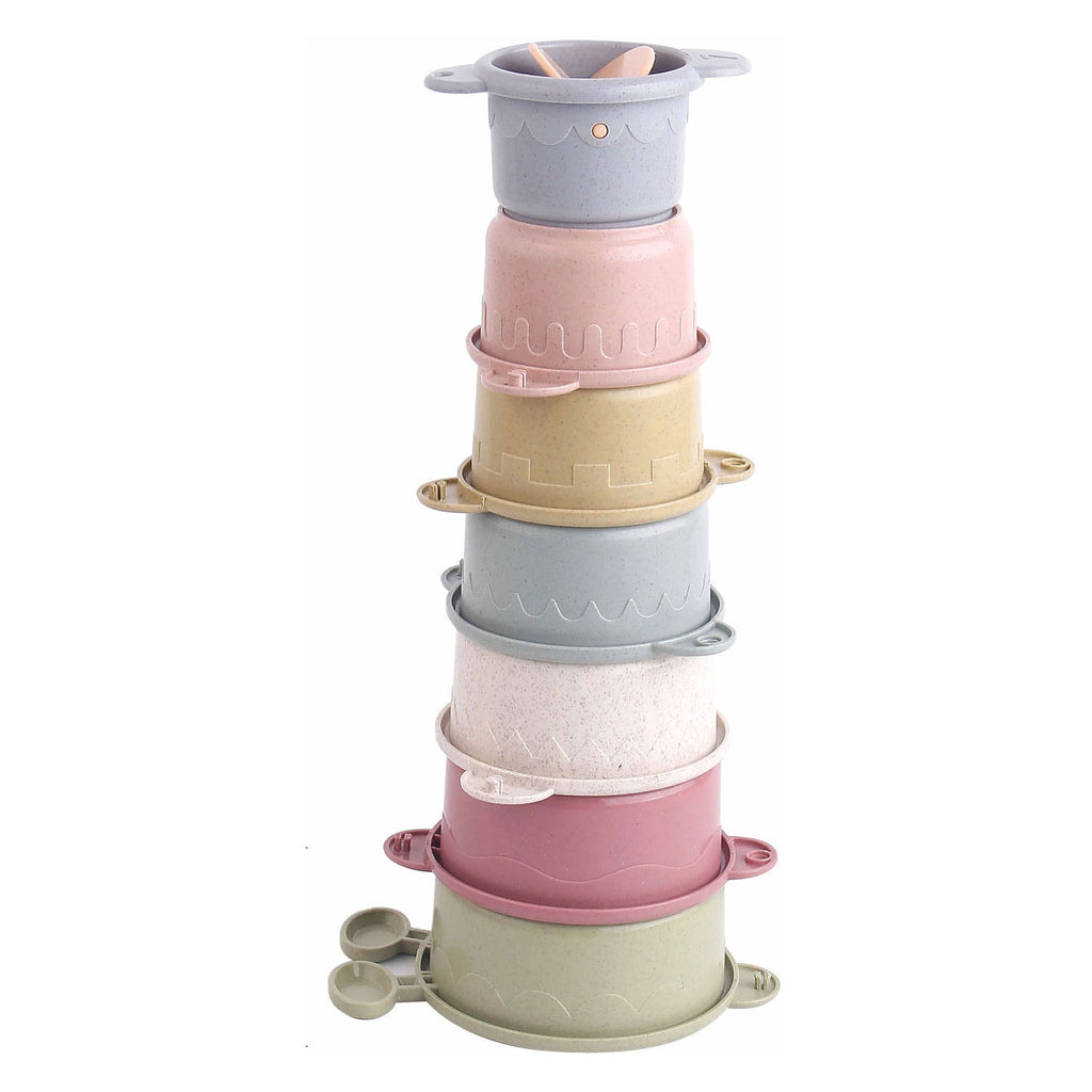 Lobbes - Lobbes Waterval badbekers pastel 8dlg.