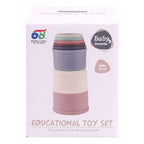 Stapeltoren pastel, 8dlg.
