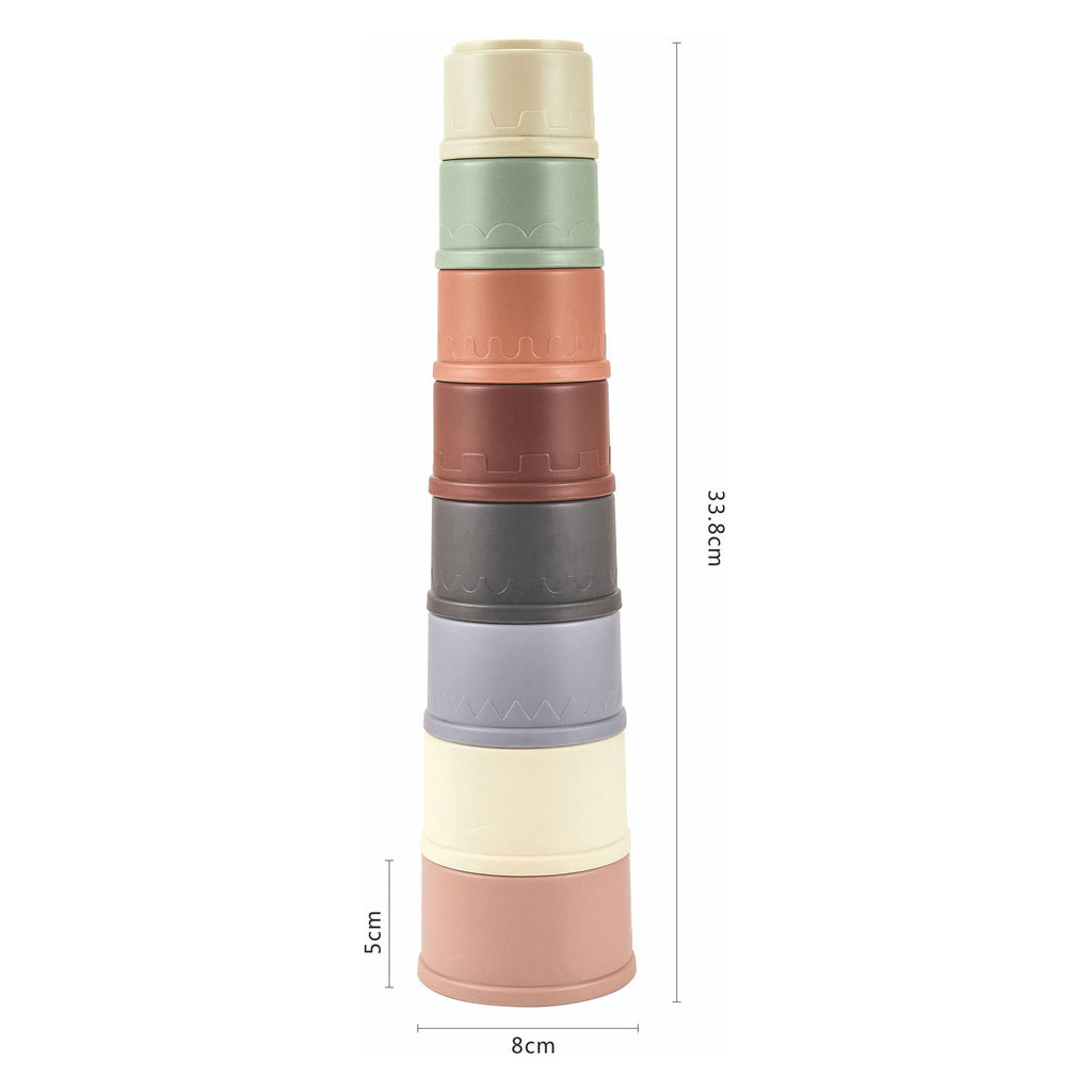 - Stapeltoren Pastel 8dlg.