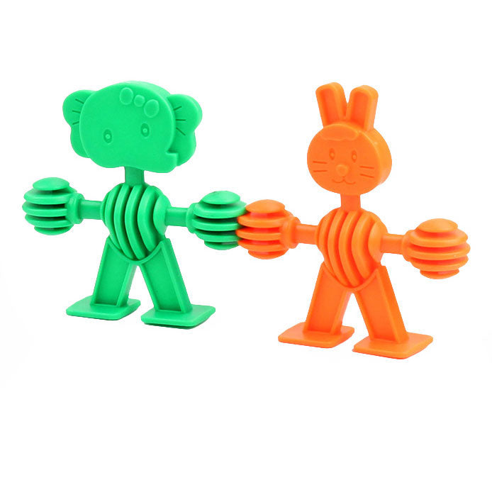 - Bouwset Dierenvormpjes in Opbergbox 32dlg.