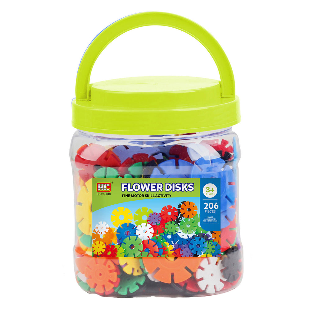 - Bouwschijfjes in Opbergbox 206dlg.