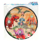 Klittenband dartbord dino