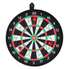 Dartbord klittenband met 3 pijltjes