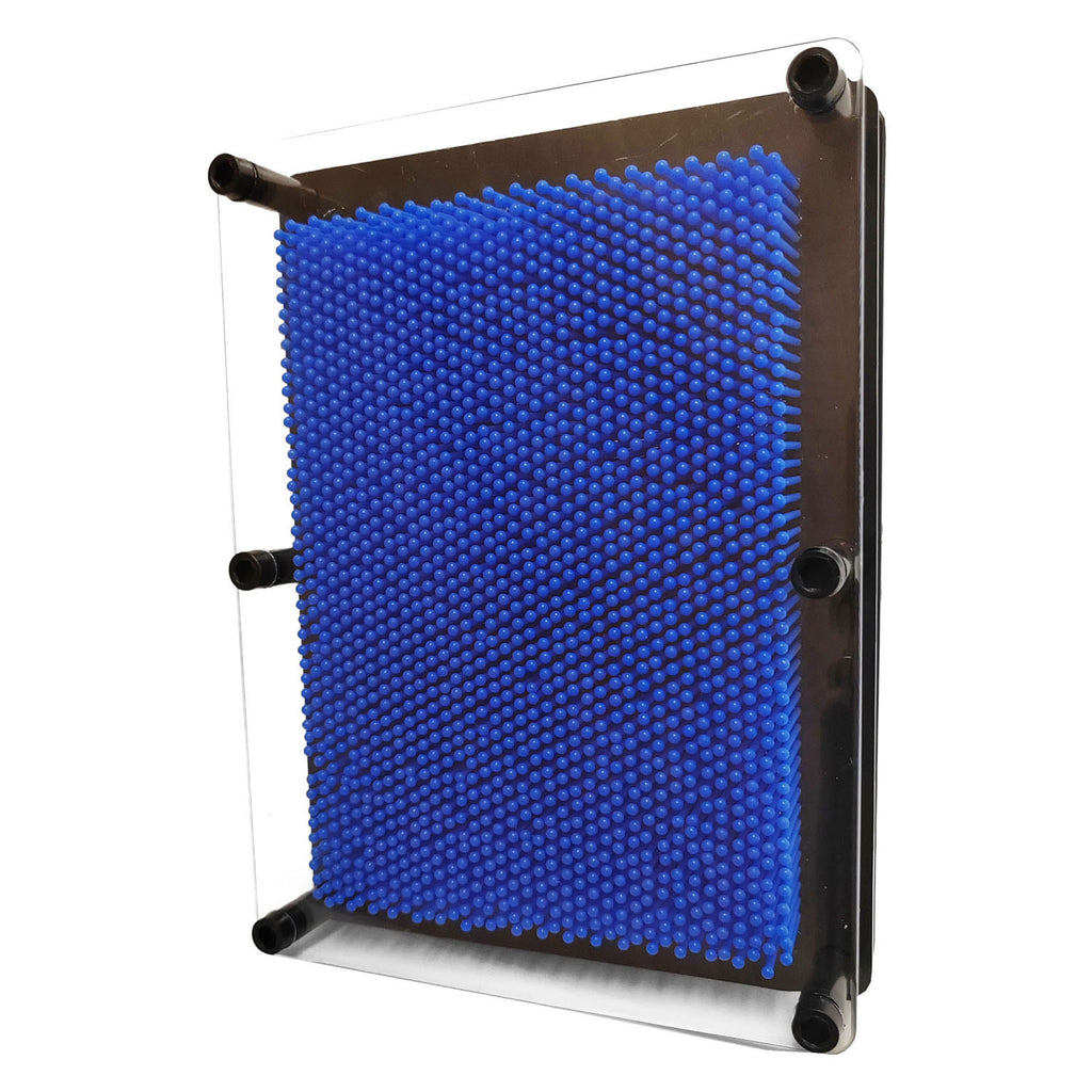 Spijkerkunst blauw