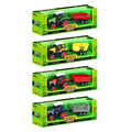 Die-cast trekker met aanhanger en pull-backfunctie